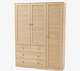 3 Kapaklı Panjurlu Ayaksız Kulplu