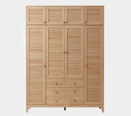 Yüklüklü Panjurlu Kulplu Ayaklı Dolap