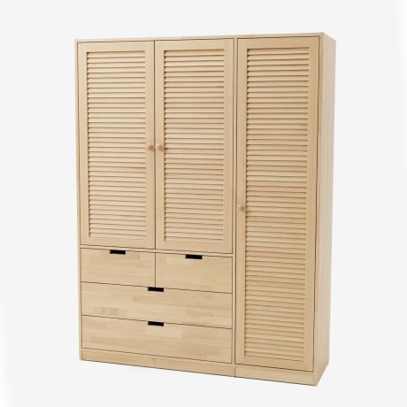 3 Kapaklı Panjurlu Ayaksız Oyuklu